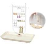 Shining house - porte boucle d'oreille avec plateau, prsentoir  bijoux support boucle d'oreille femme ...