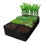 Sacs de culture pour lits de lgumes, sacs de plantation en tissu non - tiss, sac de culture rectangulaire ...