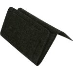 Shining house - sac de rangement en feutre de chevet avec pochettes de chevet, organisateur suspendu ...