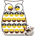 Shining house - support � capsules � caf�, porte capsules en m�tal robuste, distributeur pr�sentoir pour ...