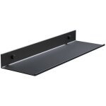 Shining house - tagres murales flottantes noires tagre murale pour salle de bain tagre murale rack ...
