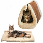 Shining house - tapis chauffant d'hiver pour animaux de compagnie, chat, chien, coussin chauffant, couverture ...