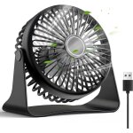 Shining house - ventilateur de bureau usb, ventilateur de bureau portable, mini ventilateur de bureau ...