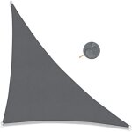 Shining house - voile d'ombrage triangle 3x3x4. 3m toile imperméable ombrage protection uv, gris anthracite ... Shining house - voile d'ombrage triangle 3x3x4. 3m toile imperméable ombrage protection uv, gris anthracite ...