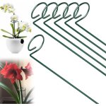 Shining houselot de 6 piquets de support en mtal pour cage de plantes - tige unique - 40 cm - pour tomates, ...