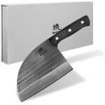 Shiori ? serbe - couperet à viande et à légumes en acier japonais aus - 10 Shiori ? serbe - couperet à viande et à légumes en acier japonais aus - 10