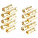 Shiverpeaks - bs15 - 301214 set d'adaptateur f - coaxial dor connexions: fiche mle f, prise coaxiale ...