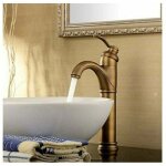 Shmshng - lablanc - mitigeur de lavabo rtro, robinet de lavabo style antique de hauteur 325 mm