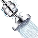 Shmshng - pommeau douche fixe + filtre douche anti calcaire  15 tapes avec vitamine c - filtre de douche ...