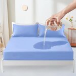 Shmshng - protège matelas imperméable 120x200cm, premium respirant housse matelas, protège matelas bruit ... Shmshng - protège matelas imperméable 120x200cm, premium respirant housse matelas, protège matelas bruit ...