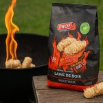 Allume - feux cologiques en laine de bois ? pack de 24