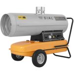 Sial chauffage soufflant indirect au fioul 20 kw - volume d'air 800 m� / h - chauffage de chantier - ...