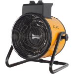 Sial industriel radiateur lectrique - 3000w chauffage soufflant - pour chantier, atelier ou garage (jaune) ...