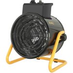 Sial industriel radiateur lectrique - 3000w chauffage soufflant - pour chantier, atelier ou garage (noir) ...