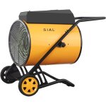 Sial industriel radiateur lectrique - 30kw chauffage soufflant - pour chantier, atelier ou garage (jaune) ...