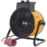 Sial industriel radiateur lectrique - 5000w chauffage soufflant - pour chantier, atelier ou garage (jaune) ...