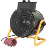 Sial industriel radiateur lectrique - 5000w chauffage soufflant - pour chantier, atelier ou garage (noir) ...