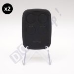 Why evo noa ? lot de 2 tlcommandes  4 boutons noir rglisse multi - frquences et universelle pour ...