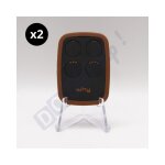 Why evo noa ? lot de 2 télécommandes à 4 boutons tabac sauvage multi - fréquences et universelle pour ... Why evo noa ? lot de 2 télécommandes à 4 boutons tabac sauvage multi - fréquences et universelle pour ...