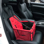 Si�ge d'appoint de voiture pour les chiens ou chats, sac transport chien voiture housse de rehausseur ...