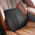 Si�ge auto, si�ge de dossier de voiture en mousse � m�moire de forme, si�ge lombaire pour le soulagement ...