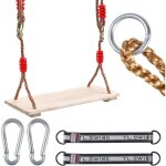 Siège balançoire en bois, balançoire extérieure en bois, balançoire enfant adulte avec longueur de corde ... Siège balançoire en bois, balançoire extérieure en bois, balançoire enfant adulte avec longueur de corde ...