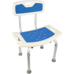 Sige de douche adulte rglable en hauteur, chaise de douche pour personnes ges, tabouret douche renforc, ...