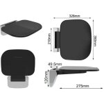 Siege de douche mural rabattable?tabouret de douche pliable mural?chaise de douche antid�rapante pour ...