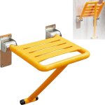 Siege de douche mural rabattable, tabouret de douche pliable mural, chaise de douche antid�rapante, avec ...