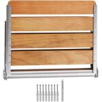 Mophorn - sige de douche pliable en chne 16, 1' x 13, 4' dpli, banc de douche pliable  fixation ...