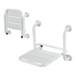 Swanew - sige de douche rabattable montage mural 304 inox abs 35x32. 5cm tabouret de douche tabouret ...