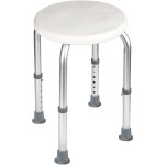 Si�ge de douche tabouret de douche rond hauteur r�glable 136kg chaise de douche antid�rapant aide � la ...