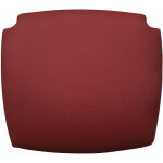 Sige en simili cuir rouge pour chaise haute et tabourets en bois