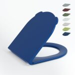 Si�ge de toilette forme d universel - fixation par le haut avec chevilles � expansion - r�sine ur�e - ...