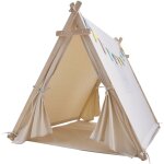 Sunny sienna - tente tipi couleur crme, chambre bebe tipi avec drapeaux et tapis de sol  partir de ...