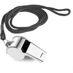 Aougo - sifflets, metal sifflet à roulette, sifflet puissant et net, métal sifflet avec une longe en ... Aougo - sifflets, metal sifflet à roulette, sifflet puissant et net, métal sifflet avec une longe en ...
