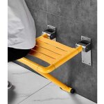 Sige de douche rabattable mural, chaise de douche pliante antidrapante avec accoudoir, sige de douche ...