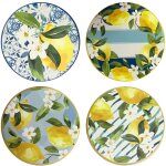 Signes grimalt - dessous de plat en c�ramique design citron, set de 4 unit�s pour d�coration de table ...