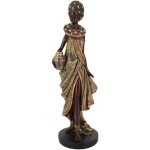 Signes grimalt - figure africaine ethnique en rsine, dcoration originale de la maison, statue d'lphant, ...