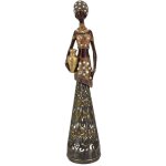 Signes grimalt - figurine africaine ethnique dcorative en rsine, idale pour cadeaux et dcoration ...