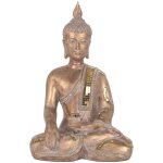 Signes grimalt - figurine de bouddha oriental doré en résine décorative, style feng shui zen pour la ... Signes grimalt - figurine de bouddha oriental doré en résine décorative, style feng shui zen pour la ...