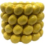 Signes grimalt - grand planteur de citron dcoratif en cramique pour plantes, vase  fleurs jaunes, ...
