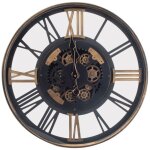 Signes grimalt - horloge murale décorative vintage à engrenages industriels pour la maison et le bureau ... Signes grimalt - horloge murale décorative vintage à engrenages industriels pour la maison et le bureau ...