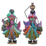 Signes grimalt - matka lady figure 2 styles ethniques diff�rents, d�coration de la maison africaine, ...