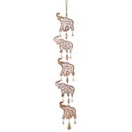Signes grimalt - pendentif �l�phant en bois pour d�coration romantique, accessoire maison boh�me, cadeau ...