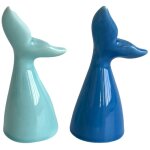 Signes grimalt - salire et poivrire queue de baleine en cramique 2 units, accessoires de cuisine ...