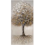 Signes grimalt - tableau dcoratif arbre contemporain pour mur en gris - donnez de la vie  votre intrieur ...