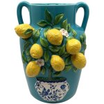 Signes grimalt - vase dcoratif en cramique au design citron pour un style mditerranen et une lgance ...