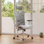 Sihoo chaise de bureau, siege de bureau ergonomique, dossier haut respirant avec doux pour la peau en ...