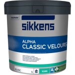 Alpha classic velours sikkens peinture intérieur professionnel, séchage rapide & ecolabel couleur: blanc ... Alpha classic velours sikkens peinture intérieur professionnel, séchage rapide & ecolabel couleur: blanc ...